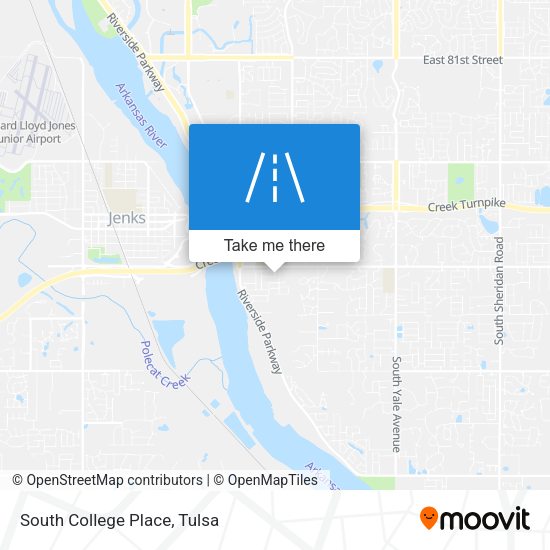 Mapa de South College Place
