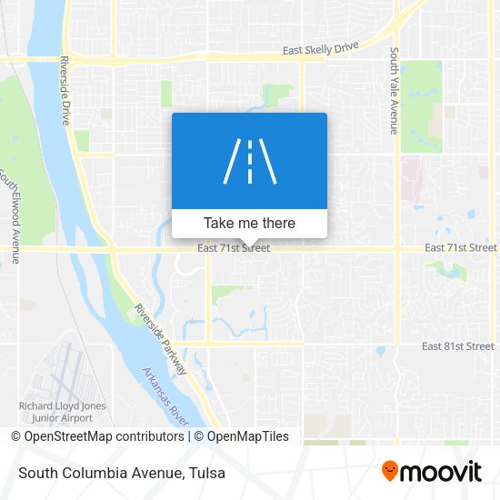 Mapa de South Columbia Avenue