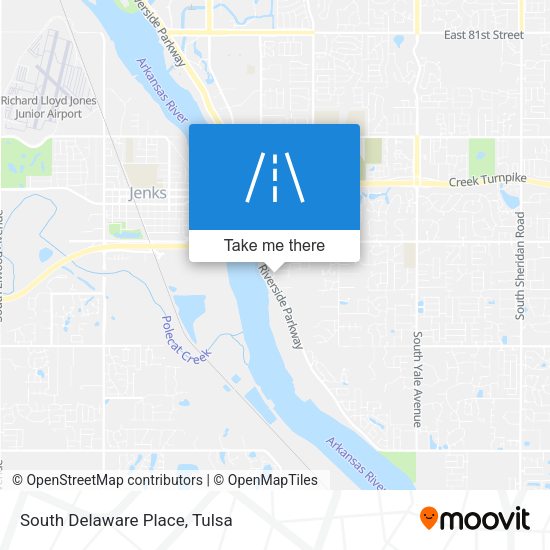 Mapa de South Delaware Place