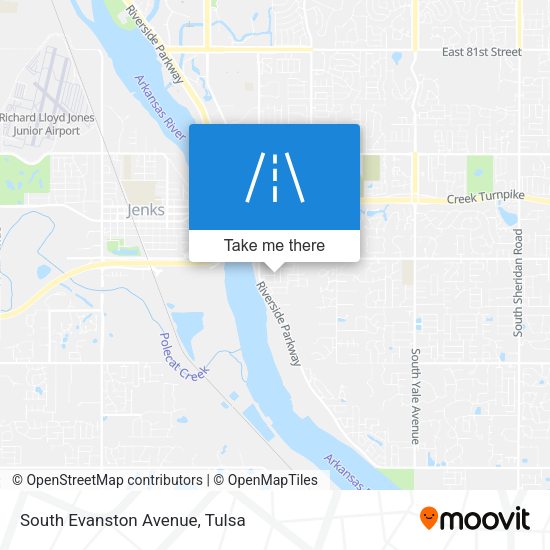 South Evanston Avenue map