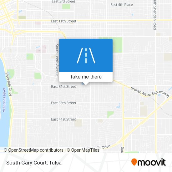 Mapa de South Gary Court