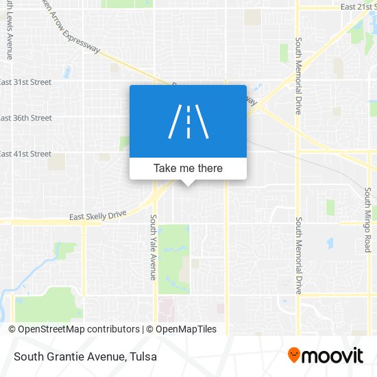 South Grantie Avenue map