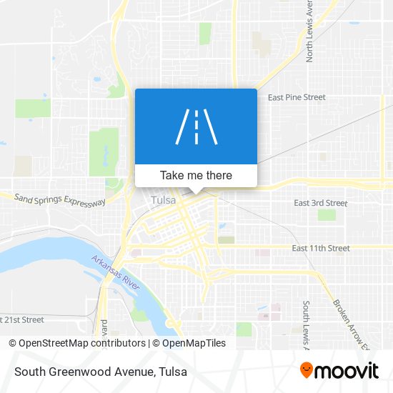 South Greenwood Avenue map