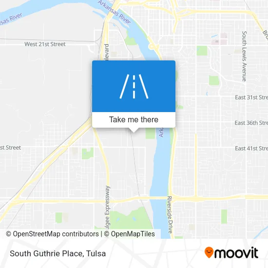 South Guthrie Place map