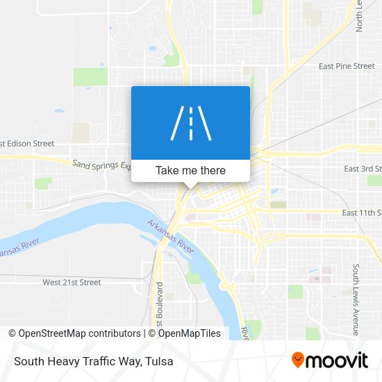South Heavy Traffic Way map