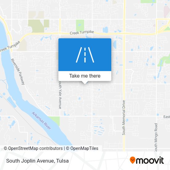 Mapa de South Joplin Avenue