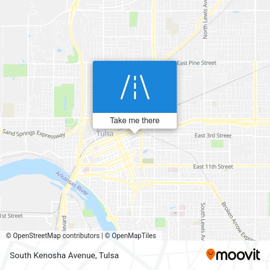 South Kenosha Avenue map