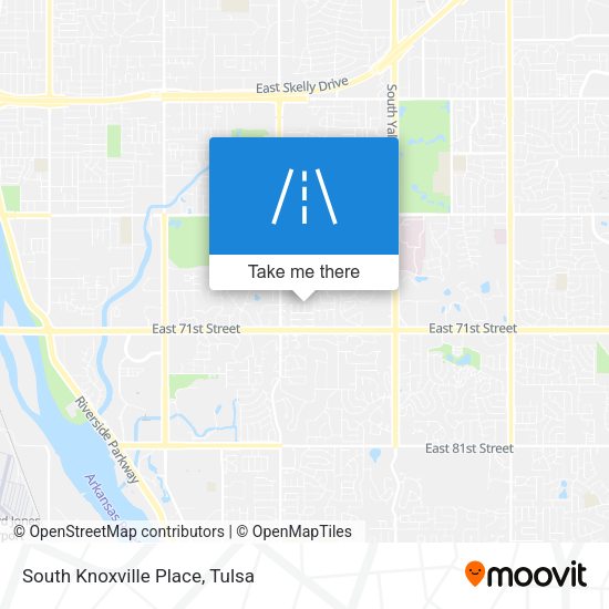 South Knoxville Place map