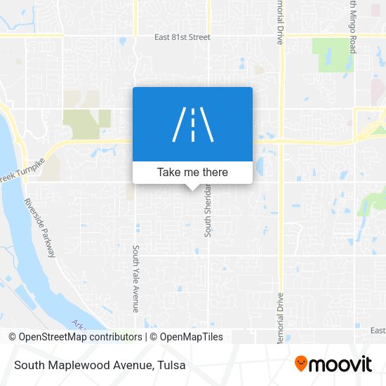 South Maplewood Avenue map