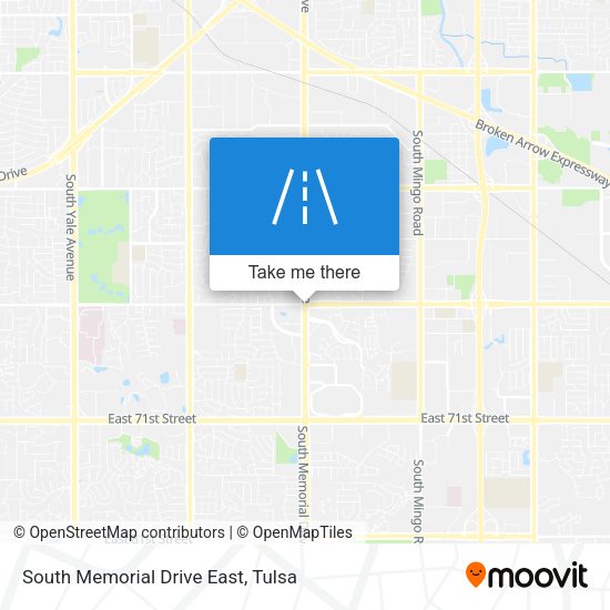 South Memorial Drive East map