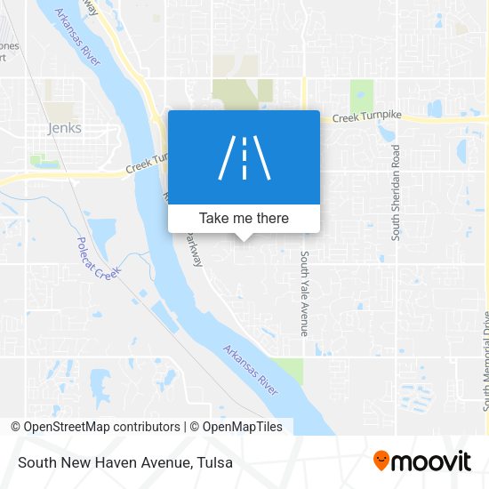 South New Haven Avenue map