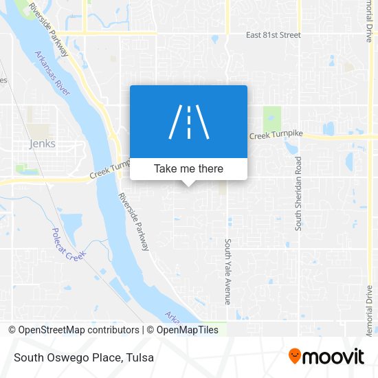 Mapa de South Oswego Place