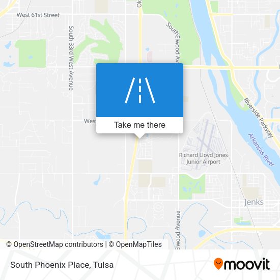 South Phoenix Place map