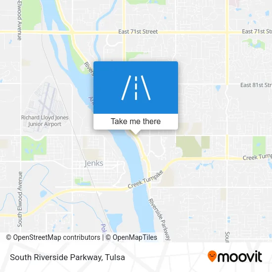 South Riverside Parkway map