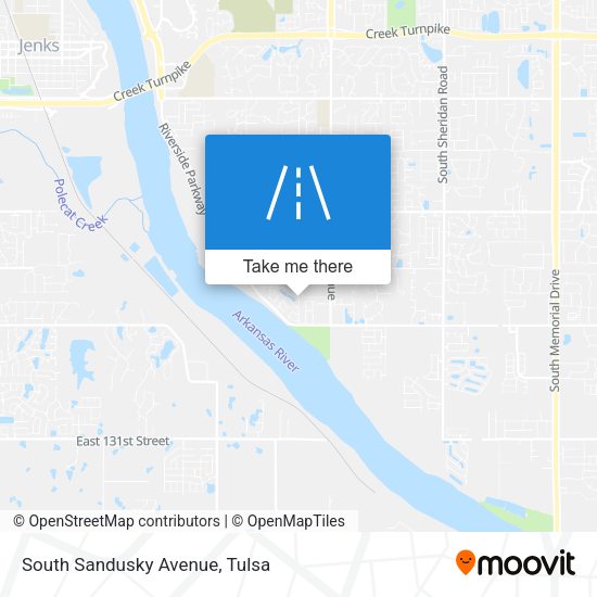 South Sandusky Avenue map