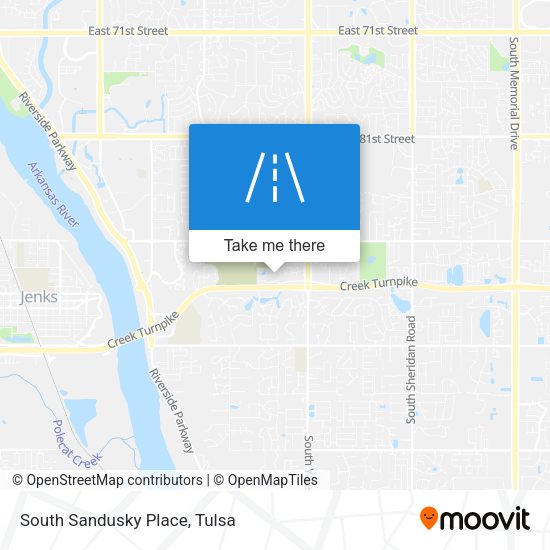 South Sandusky Place map