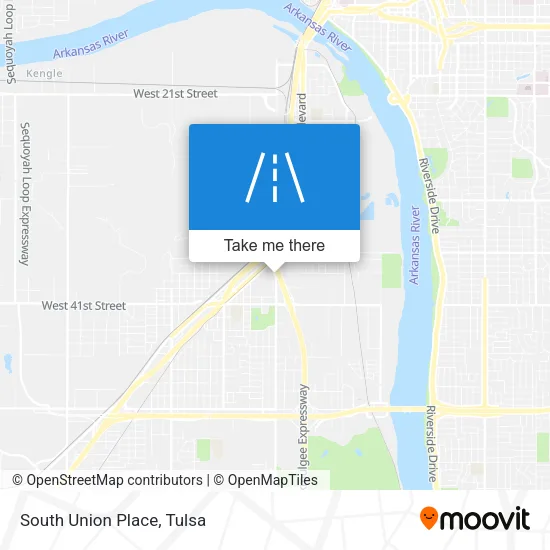 South Union Place map