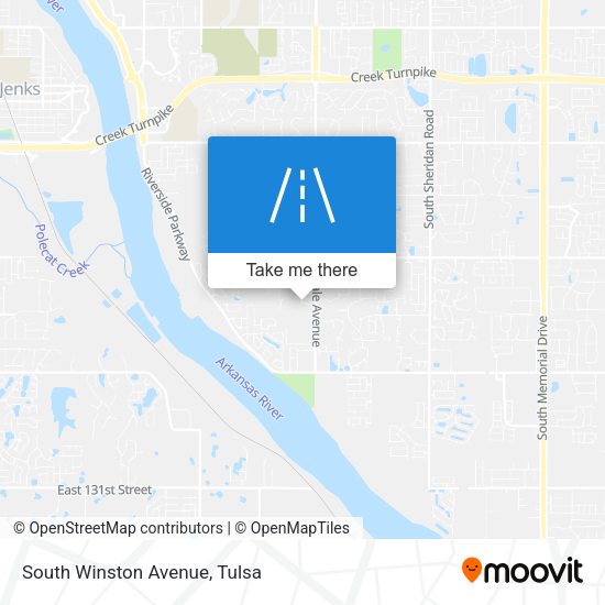 South Winston Avenue map