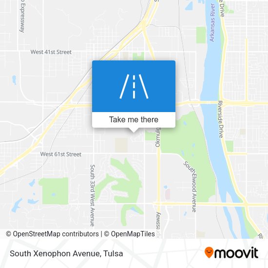 Mapa de South Xenophon Avenue