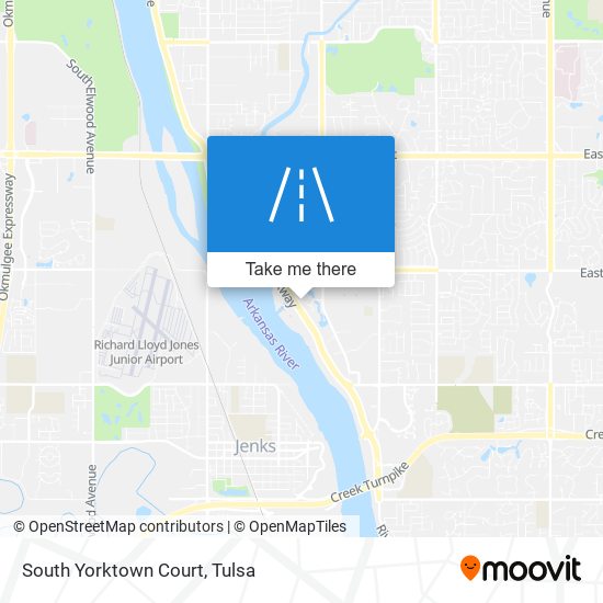 South Yorktown Court map