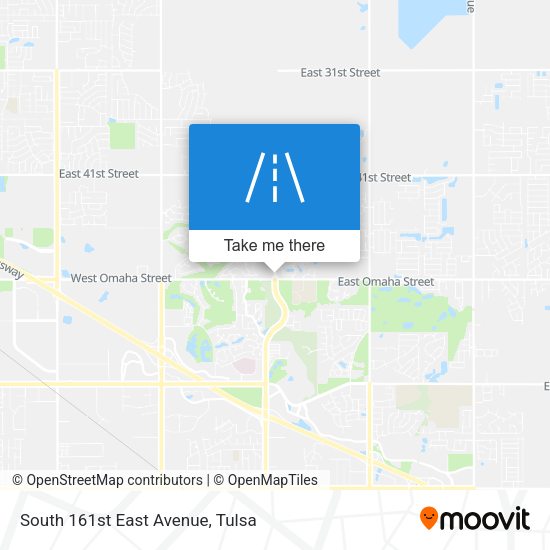 Mapa de South 161st East Avenue