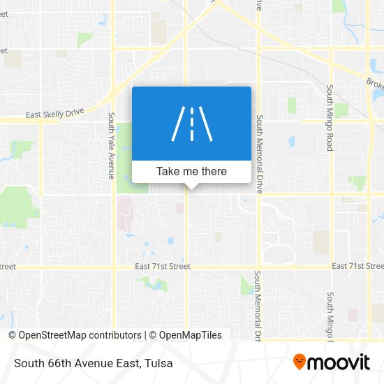 Mapa de South 66th Avenue East