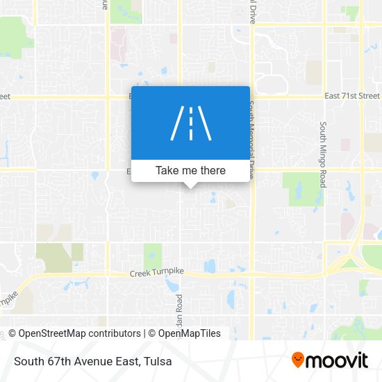 Mapa de South 67th Avenue East