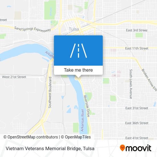 Vietnam Veterans Memorial Bridge map