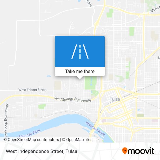 Mapa de West Independence Street
