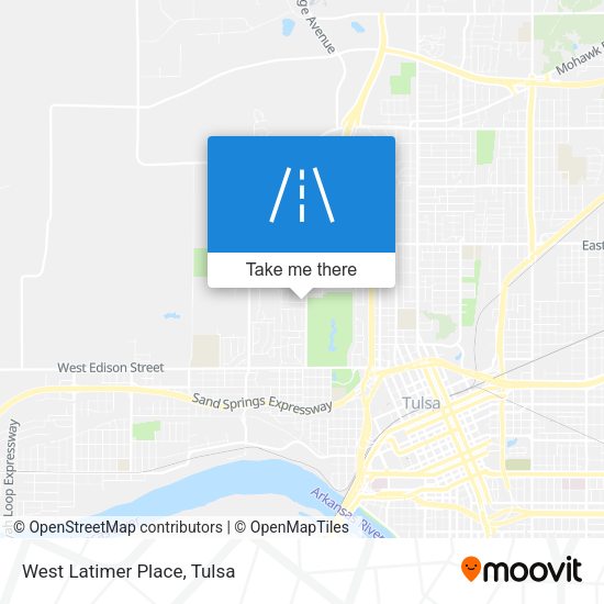 Mapa de West Latimer Place