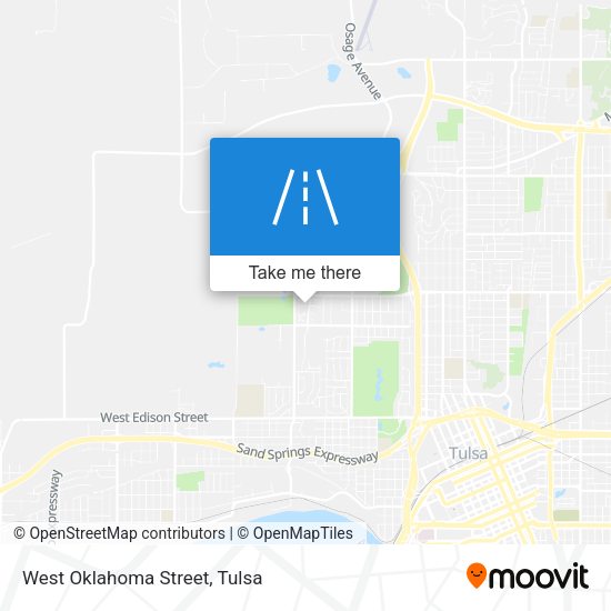 Mapa de West Oklahoma Street