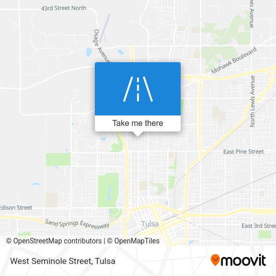 West Seminole Street map