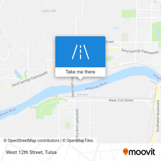Mapa de West 12th Street