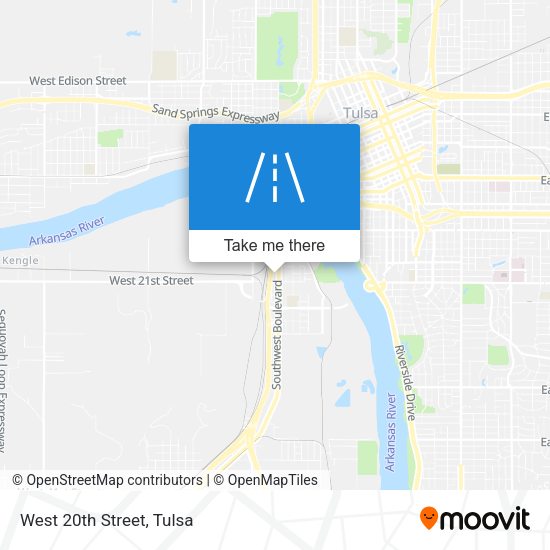 Mapa de West 20th Street