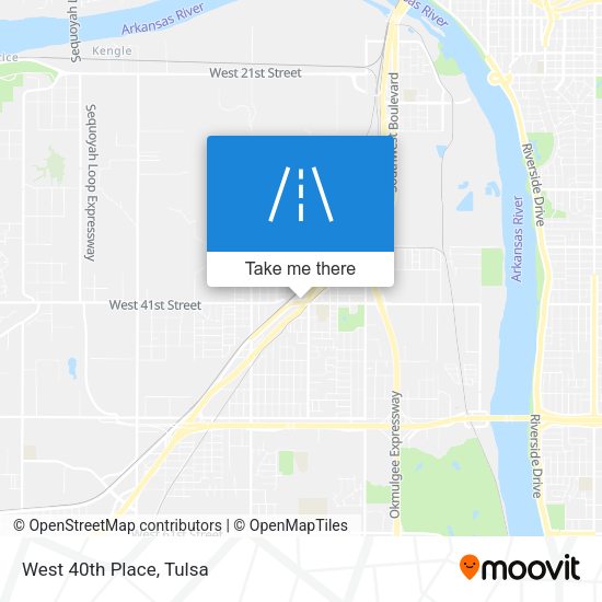 Mapa de West 40th Place