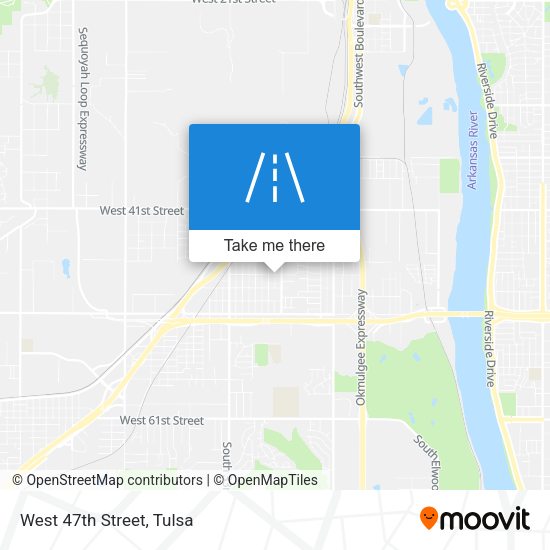 Mapa de West 47th Street