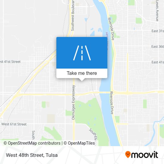 Mapa de West 48th Street