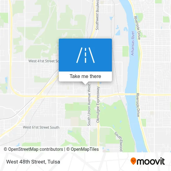 West 48th Street map