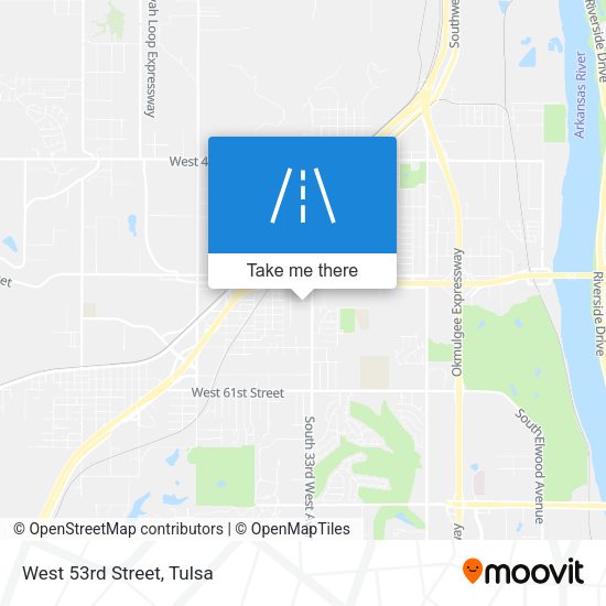 Mapa de West 53rd Street
