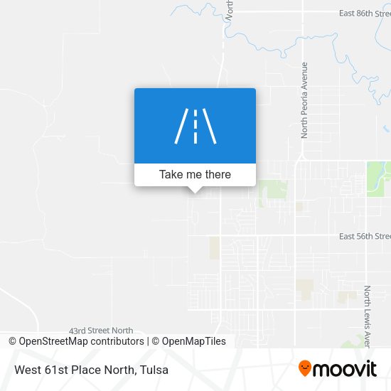 Mapa de West 61st Place North