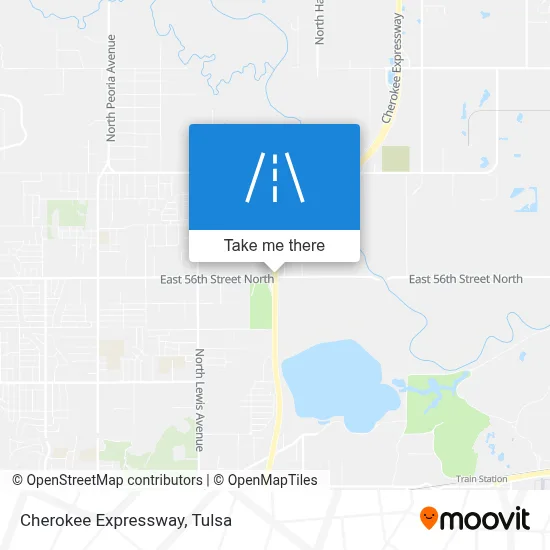 Cherokee Expressway map