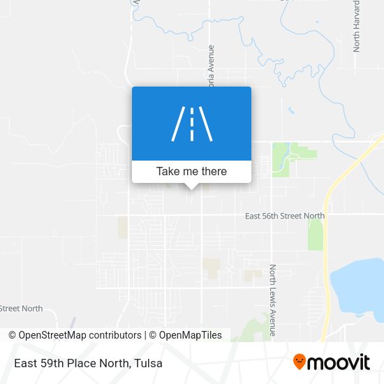 Mapa de East 59th Place North