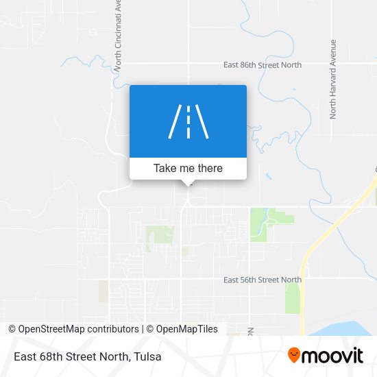 Mapa de East 68th Street North