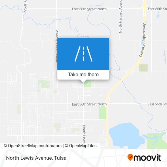 Mapa de North Lewis Avenue