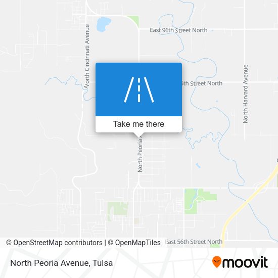 Mapa de North Peoria Avenue