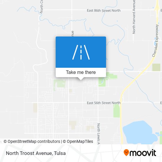 Mapa de North Troost Avenue