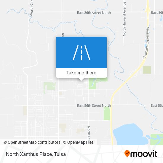 North Xanthus Place map