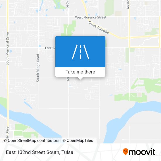 East 132nd Street South map