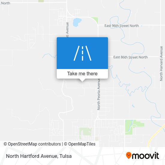 Mapa de North Hartford Avenue