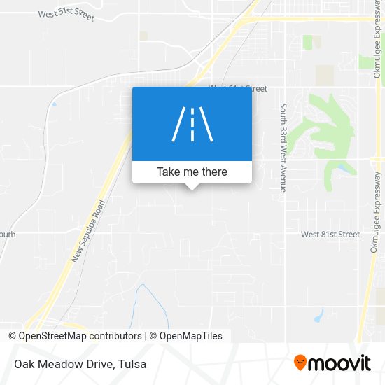Mapa de Oak Meadow Drive